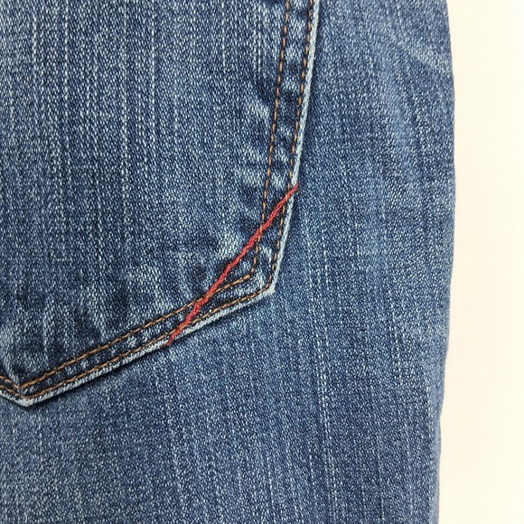 Banana Republic Dark Blue Jeans Mens 36x34 Mid Rise Wide Leg Dark Wash Western - Picture 10 of 14